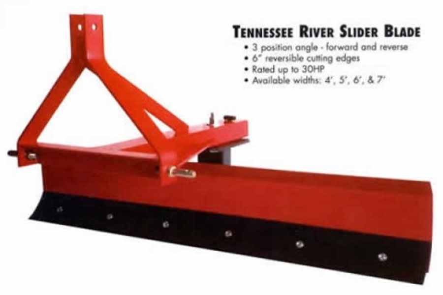 O'Bryan's Farm Equipment Tennessee River Implements 5' Slider Blade 5SB Specifications